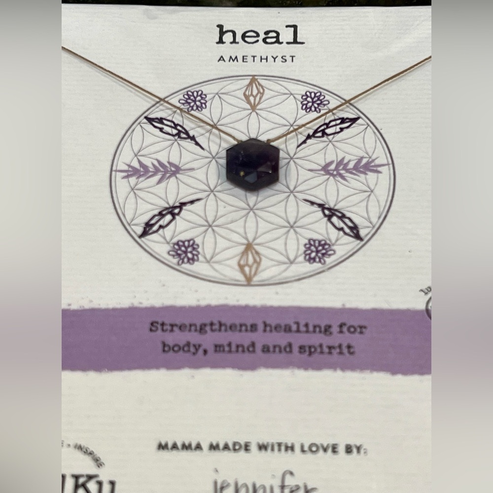 Amethyst necklace - Picture 3 of 7